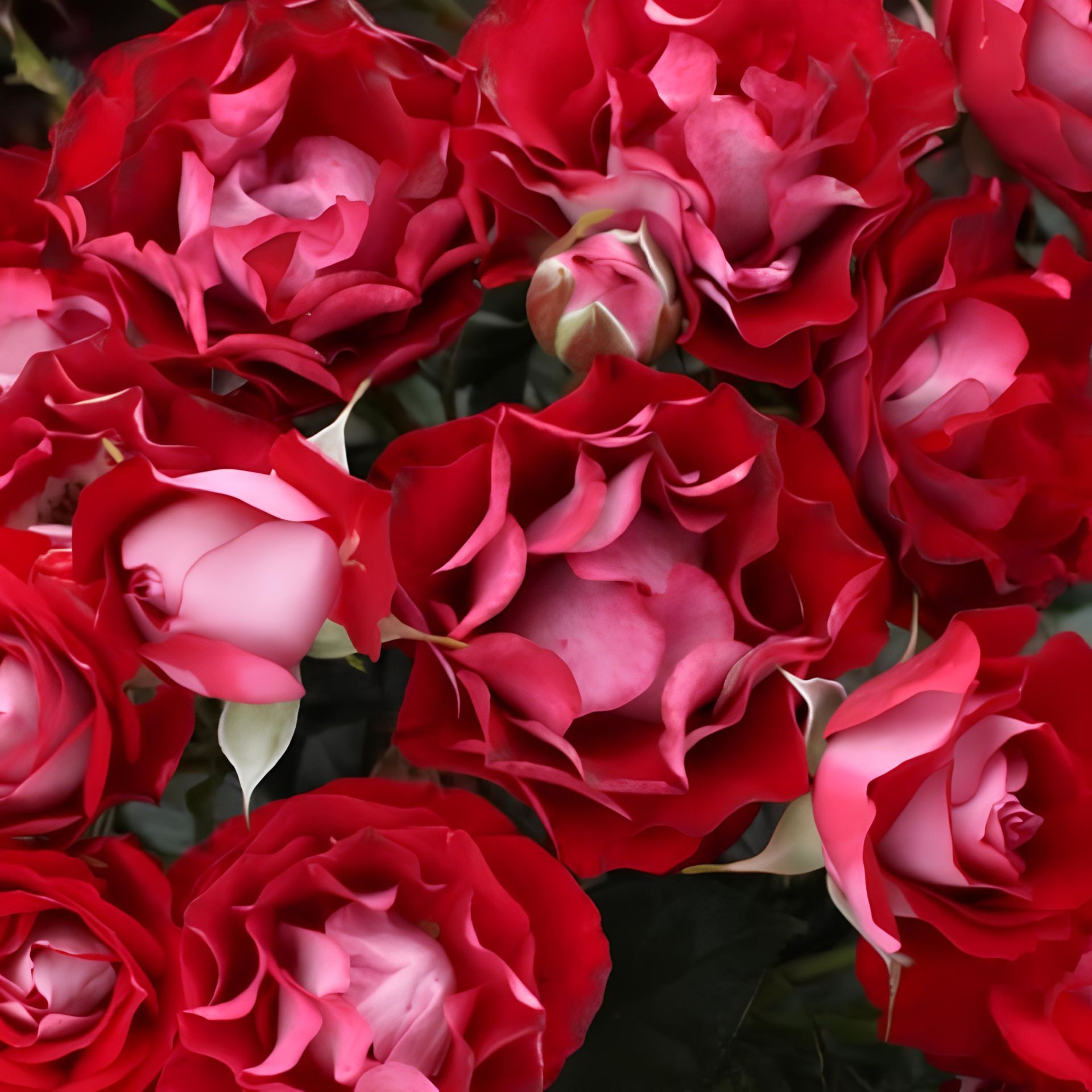 Tüplü Multi Goncalı Özel Rose Der Einheit Yediveren Gül Fidanı