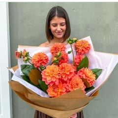 Aynı Yıl Çiçek Açan İri Çiçekli Au. Sunhorst Dahlia Yumrusu (1 adet)